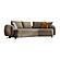 Toscana Stationary 4 Seater Green by Furnia Furniture