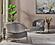 Urla 2-Pieces Sofa & Chair Set - Grey by Furnia Furniture