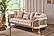 Versace Stationary Sofa - Cream by Furnia Furniture