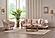 Versace Stationary Sofa - Cream by Furnia Furniture