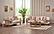 Versace Stationary Sofa - Cream by Furnia Furniture
