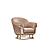 Versace Chair - Cream by Furnia Furniture