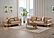 Versace Stationary Sofa - Beige by Furnia Furniture