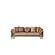 Versace 2-Pieces Sofa & Loveseat Set - Beige by Furnia Furniture