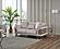 Versace Stationary Loveseat - Light Grey by Furnia Furniture