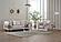 Versace Stationary Sofa - Light Grey by Furnia Furniture