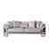 Versace Stationary Sofa - Light Grey by Furnia Furniture