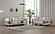 Versace 2-Pieces Sofa & Loveseat Set - Light Grey by Furnia Furniture