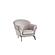 Versace Chair - Light Grey by Furnia Furniture