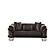 Versace 2-Pieces Sofa & Loveseat Set - Dark Grey by Furnia Furniture