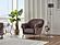 Versace Chair - Dark Grey by Furnia Furniture