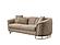 Victoria Stationary Sofa - Cream by Furnia Furniture