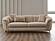 Victoria Stationary Sofa - Cream by Furnia Furniture