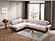 Allegra Modular Sectional Sofa Cream by Furnia Furniture