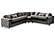 Bolivya Convertible Sectional Sofa Grey by Furnia Furniture
