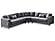 Bolivya Convertible Sectional Sofa Grey by Furnia Furniture