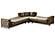 Bolivya Convertible Sectional Sofa Beige by Furnia Furniture