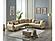 Royal Convertible Sectional Sofa Beige by Furnia Furniture