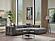 Teddy Sectional Sofa Grey by Furnia Furniture