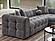 Teddy Sectional Sofa Grey by Furnia Furniture