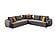Toscana Modular Sectional Sofa Grey by Furnia Furniture