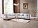 Windy Modular Sectional Sofa Grey by Furnia Furniture