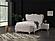 Armada Storage Bed w/Headboard - Cream by Furnia Furniture