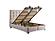 Cenova Storage Bed w/Headboard - Cream by Furnia Furniture