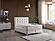 Cenova Storage Bed w/Headboard - Cream by Furnia Furniture
