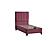 Cordoba Storage Bed w/Headboard - Dusty Rose by Furnia Furniture
