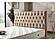 Nevada Storage Bed w/Headboard - Cream by Furnia Furniture