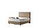 Nevada Storage Bed w/Headboard - Cream by Furnia Furniture