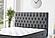 Nevada Storage Bed w/Headboard - Grey by Furnia Furniture