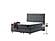 Nevada Storage Bed w/Headboard - Grey by Furnia Furniture