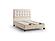Vella Storage Bed w/Headboard - Beige by Furnia Furniture