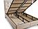 Vella Storage Bed w/Headboard - Beige by Furnia Furniture
