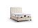 Vella Storage Bed w/Headboard - Beige by Furnia Furniture