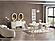 Marsel Dining room Consol w/Mirror - White by Furnia Furniture