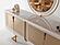 Monza Consol w/Mirror - Beige by Furnia Furniture