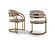 Monza Dining Chair - Beige by Furnia Furniture