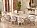 Paris Dining Arm Chair -Cream by Furnia Furniture