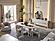 Parma Consol w/Mirror - Beige by Furnia Furniture