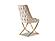 Napoli Dining Chair w/Gold X Leg by Furnia Furniture