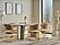 Romans Dining Chair Beige by Furnia Furniture
