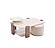 Nirvana Coffee Table Set - Beige by Furnia Furniture