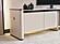 Voyance TV Stand - Beige by Furnia Furniture