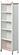 Alya Bookcase - White by Furnia Furniture
