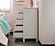 Alya Chest - White by Furnia Furniture
