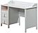 Alya Study Desk With Top Module - White by Furnia Furniture