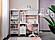 Alya Study Desk With Top Module - White by Furnia Furniture